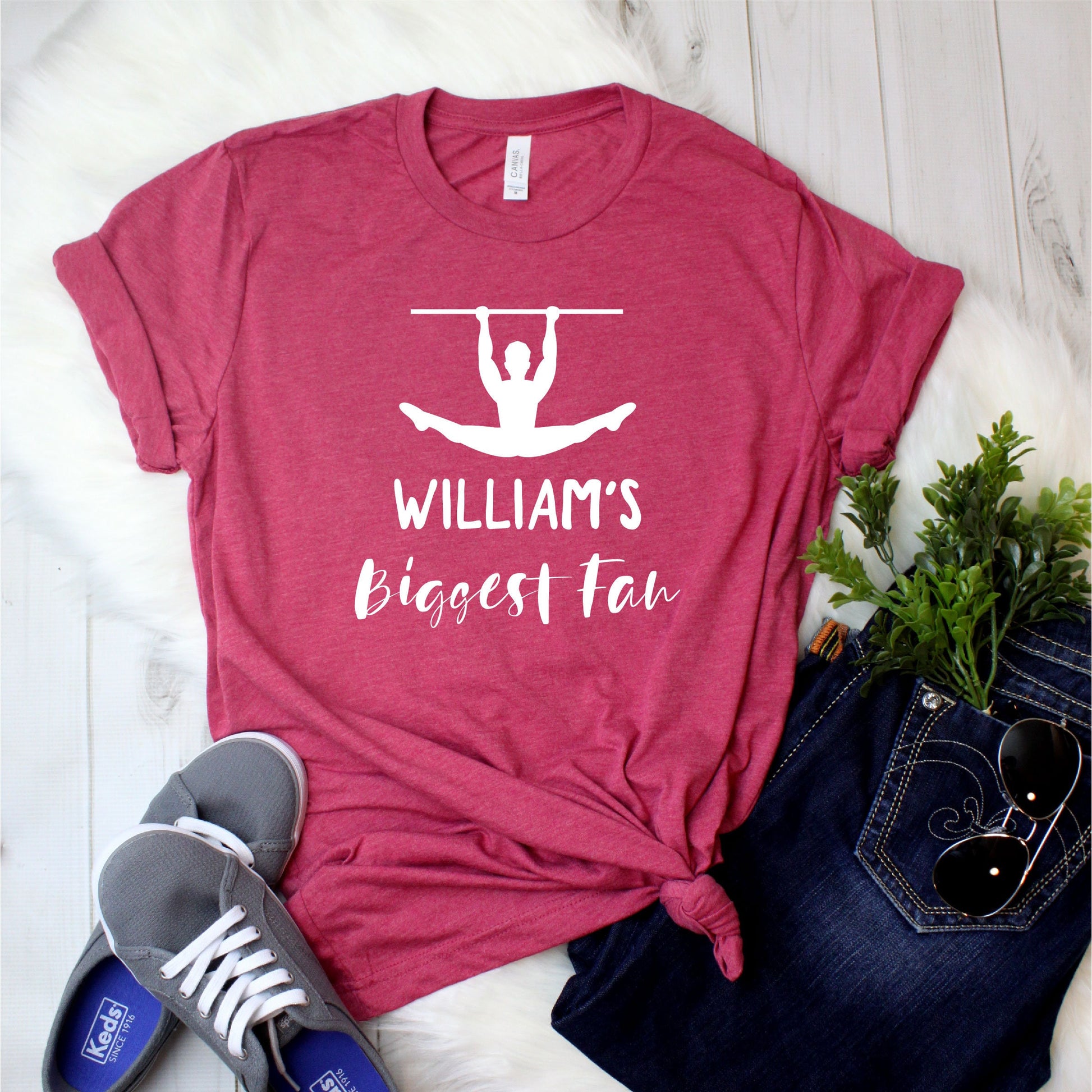 Personalized Gymnastics Mom - Gymnast Mom Shirt - Gymnastics Dad Tee [Unisex Shirt]