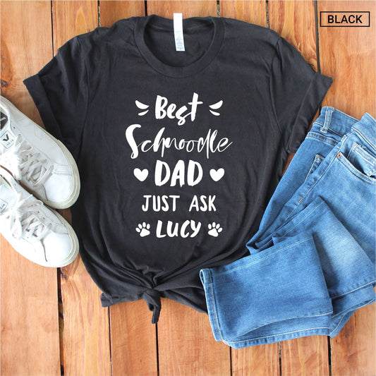 Personalized Schnoodle Shirt - Schnoodle Dad Shirt - Custom Gift - - [Unisex Shirt]