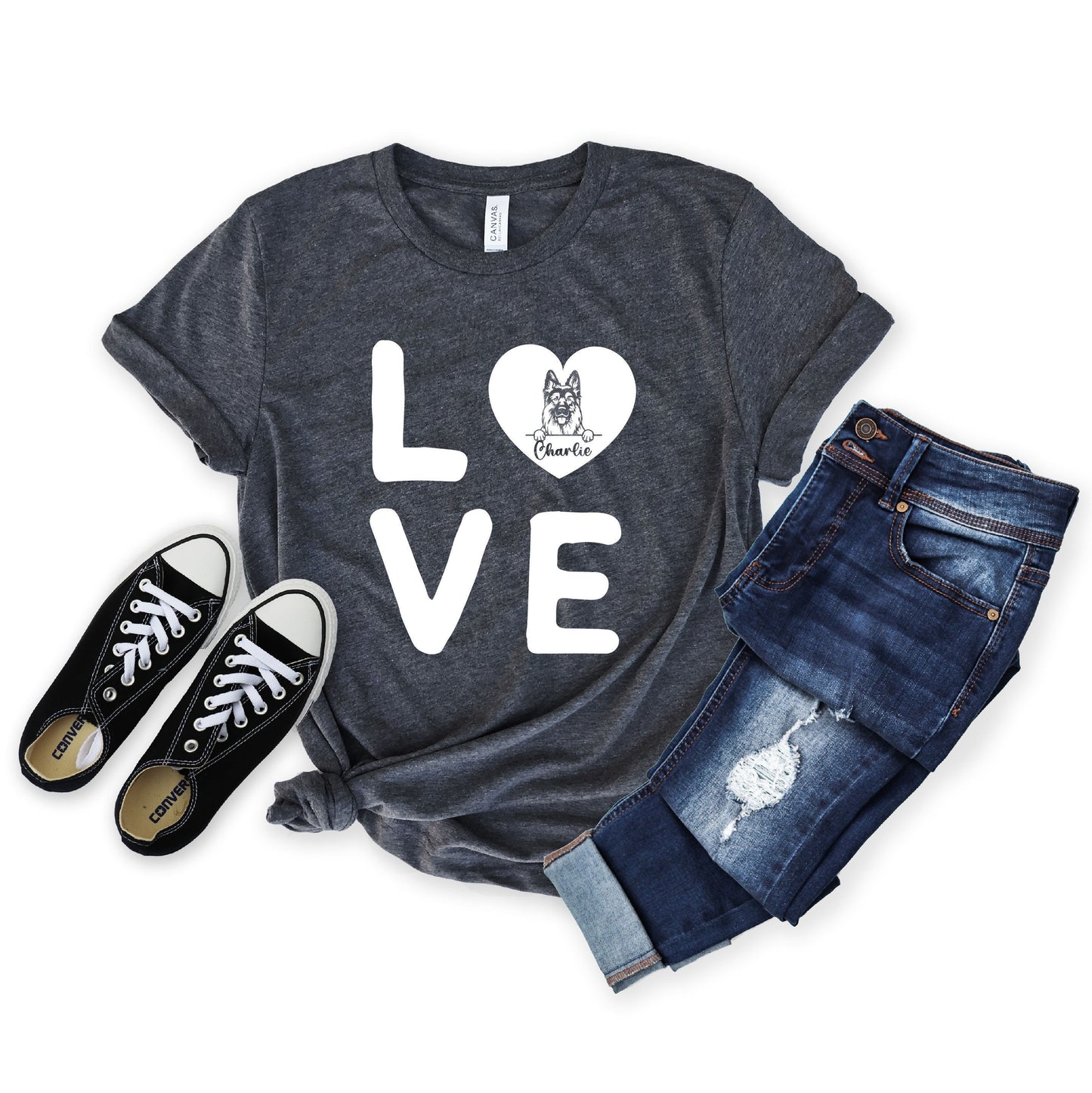 Personalized Love Dog Shirt - Gift [Unisex Shirt]