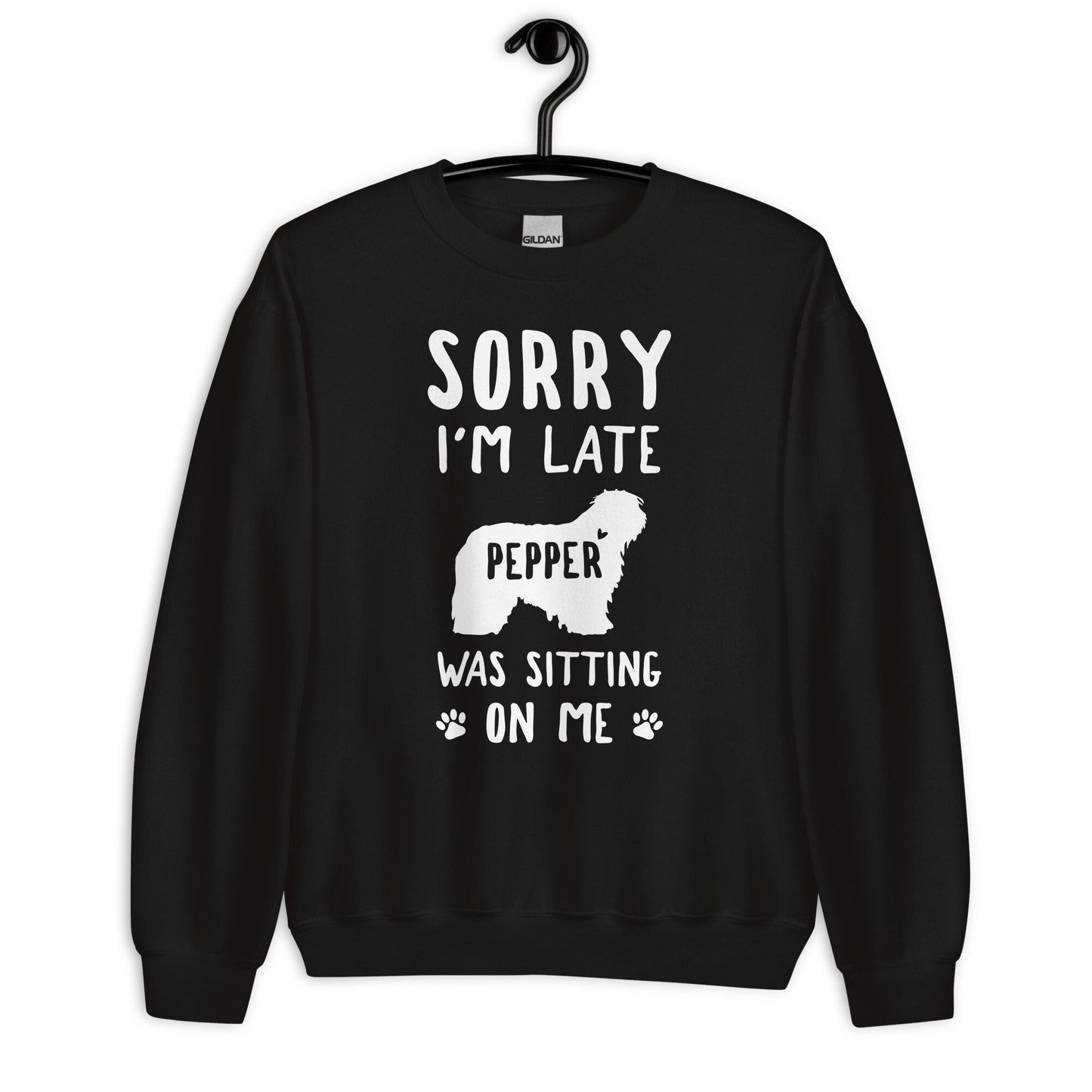 Personalized Funny Old English Sheepdog Sweatshirt