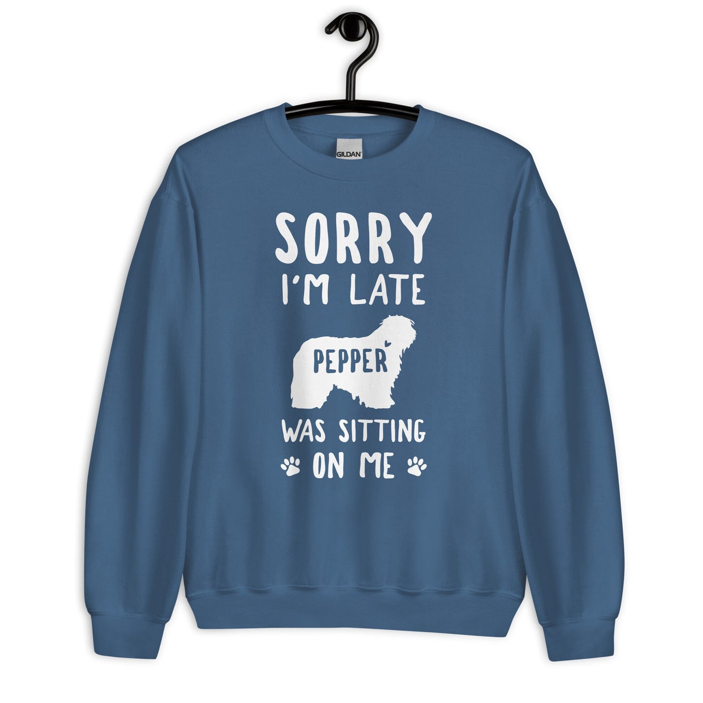 Personalized Funny Old English Sheepdog Sweatshirt