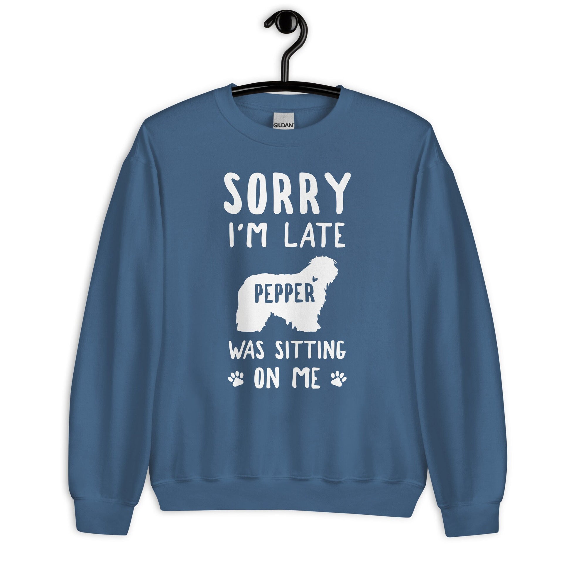 Personalized Funny Old English Sheepdog Sweatshirt