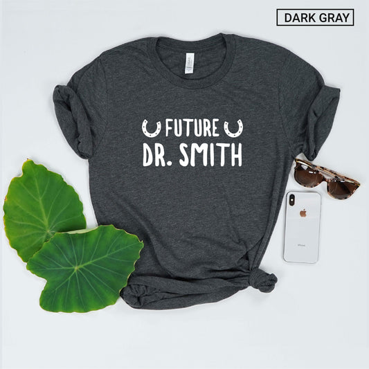 Personalized Future Equine Vet Shirt - Custom Equine Veterinarian Student Gift [Unisex Tee]