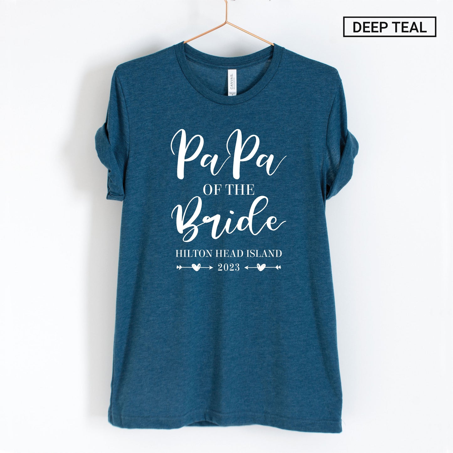 Personalized Papa of the Bride Shirt [Unisex Shirt]