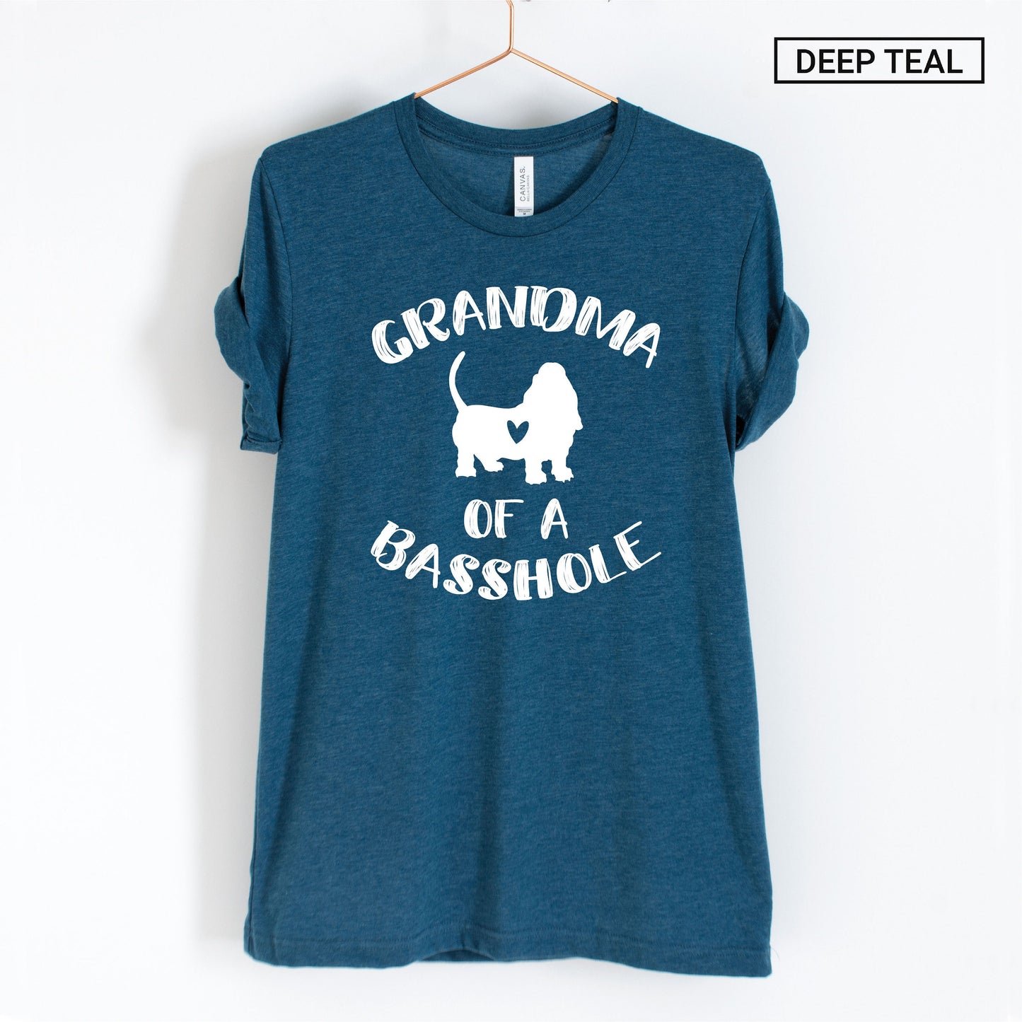 Grandma of a Basshole Shirt - Funny Basset Hound Shirt - Gift [Unisex Shirt]