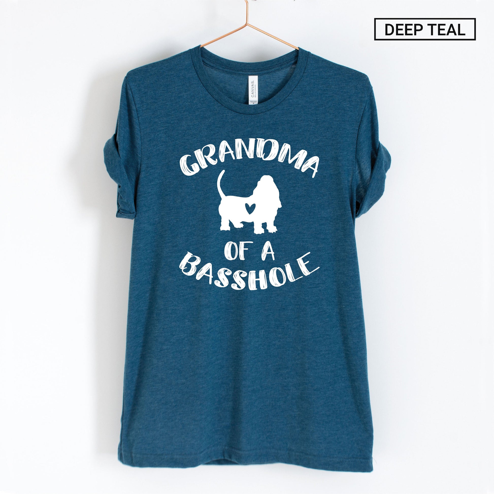 Grandma of a Basshole Shirt - Funny Basset Hound Shirt - Gift [Unisex Shirt]