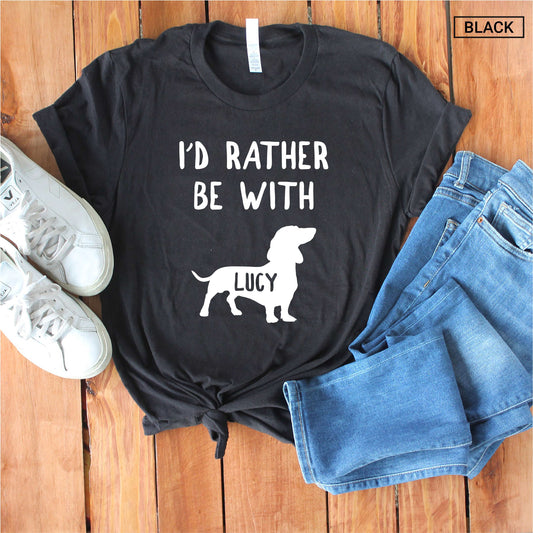 Personalized Dachshund Shirt - Custom Unisex Shirt - Gift