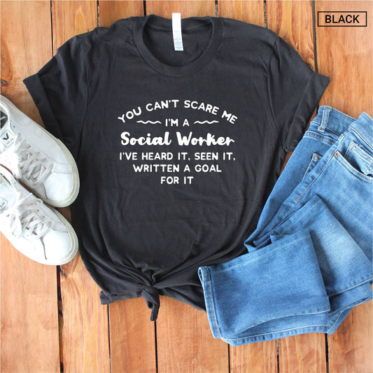 Funny Social Worker Shirt, Social Work Tee, Gift [Unisex Tee]