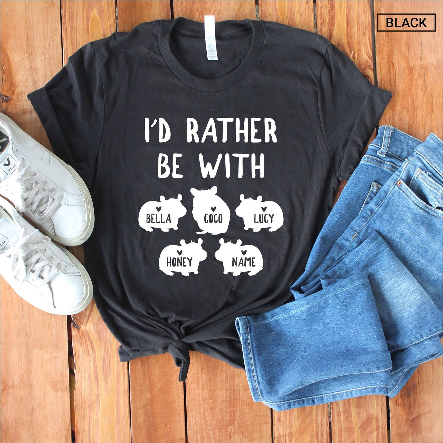 Personalized Funny Hamster Shirt - Custom Hamster Gift with names [Unisex Shirt]