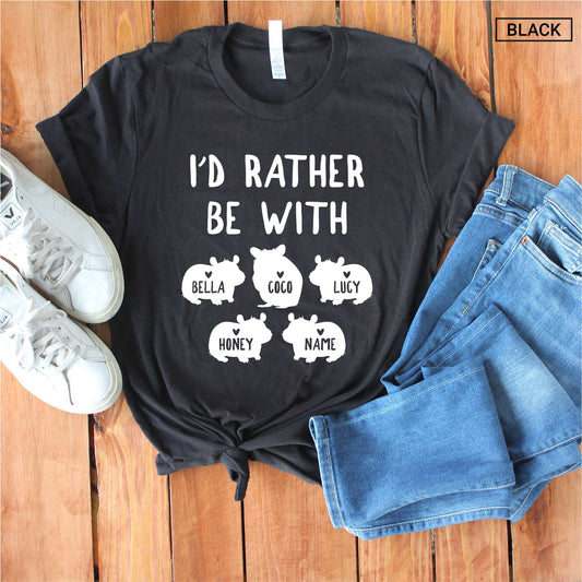 Personalized Funny Hamster Shirt - Custom Hamster Gift with names [Unisex Shirt]