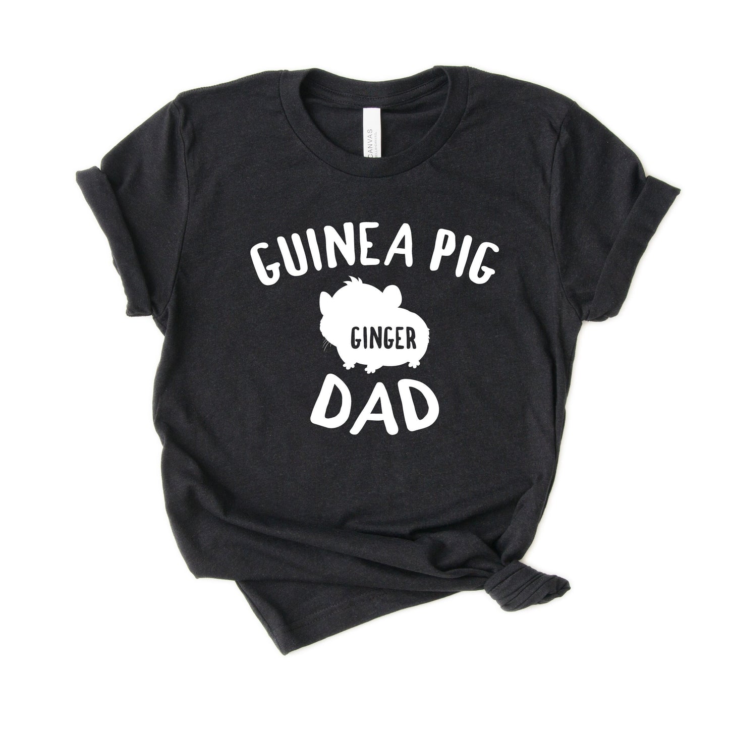 Personalized Guinea pig Dad Shirt - Customized with names - Gift [Unisex Shirt]