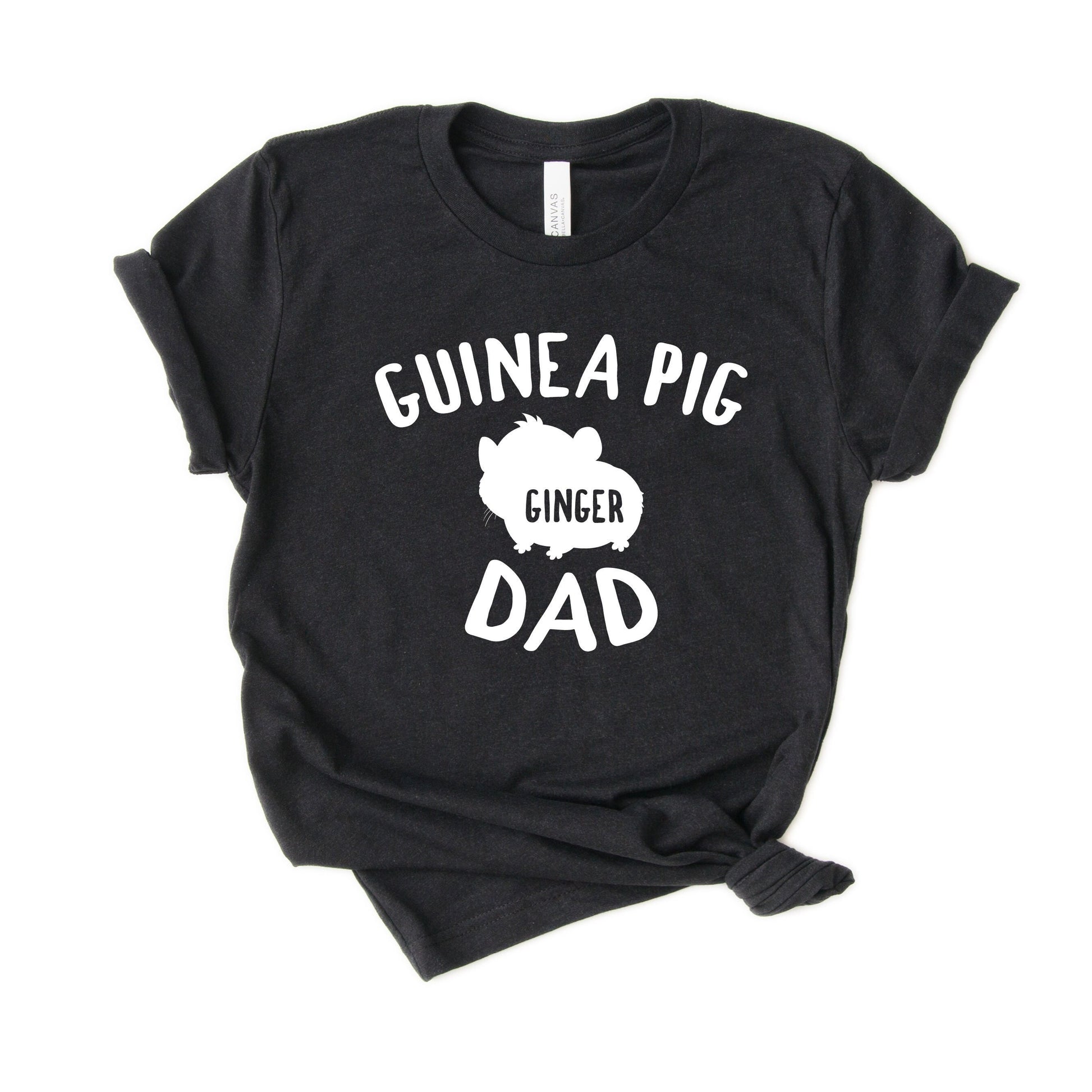 Personalized Guinea pig Dad Shirt - Customized with names - Gift [Unisex Shirt]
