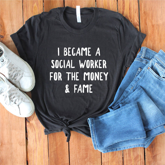 Funny Social Worker Shirt - Social Work Shirt - Social Working Gift Tee [Unisex T-Shirt]