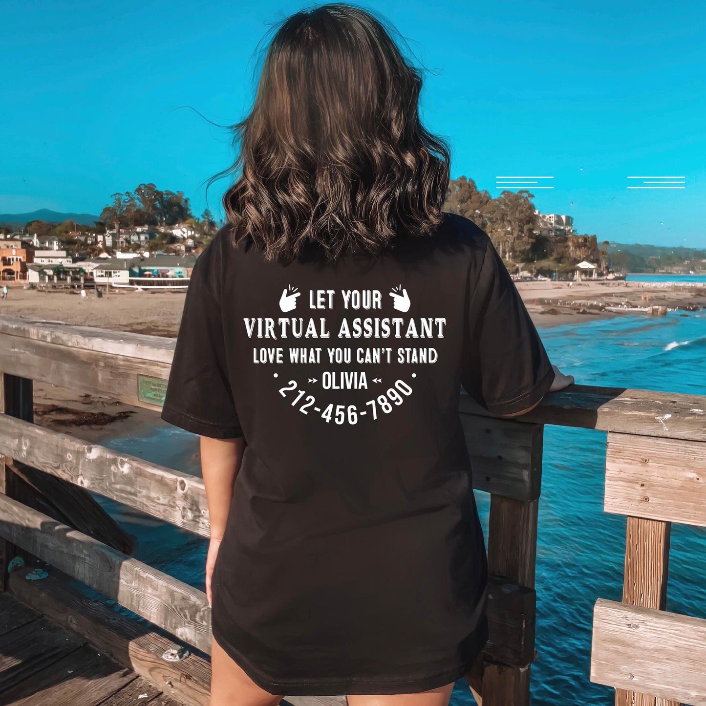 Personalized Virtual Assistant Shirt - Custom VA Tee - Gift [Unisex Shirt]