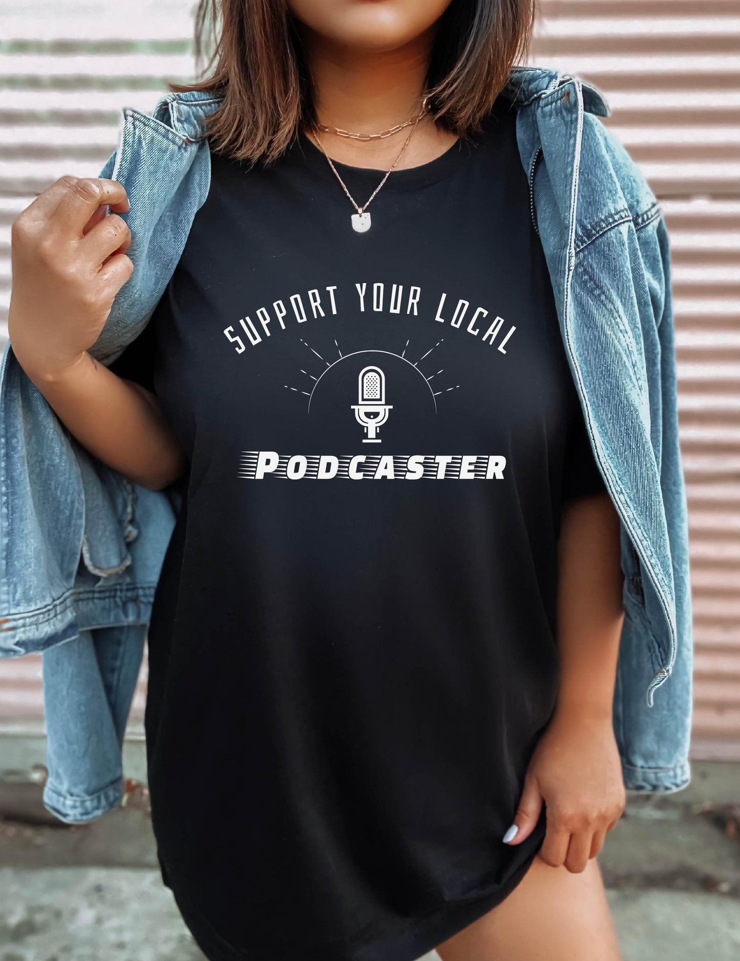 Funny Podcaster Shirt - Podcast Host Tee - Gift [Unisex Shirt]