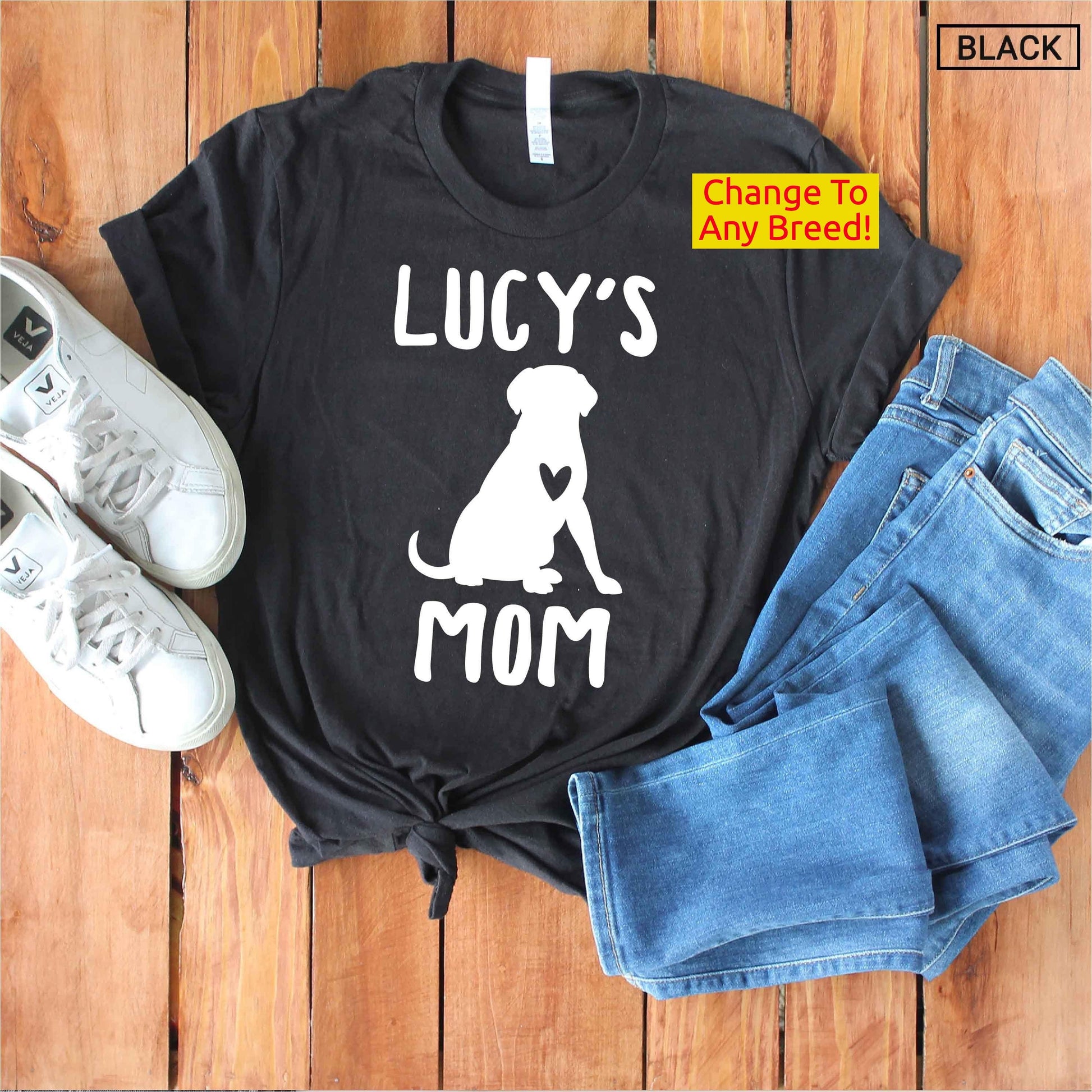 Unisex Personalized Labrador Mom Shirt - Custom Labrador Mama Shirt - Lab Mom Shirt - Gift -