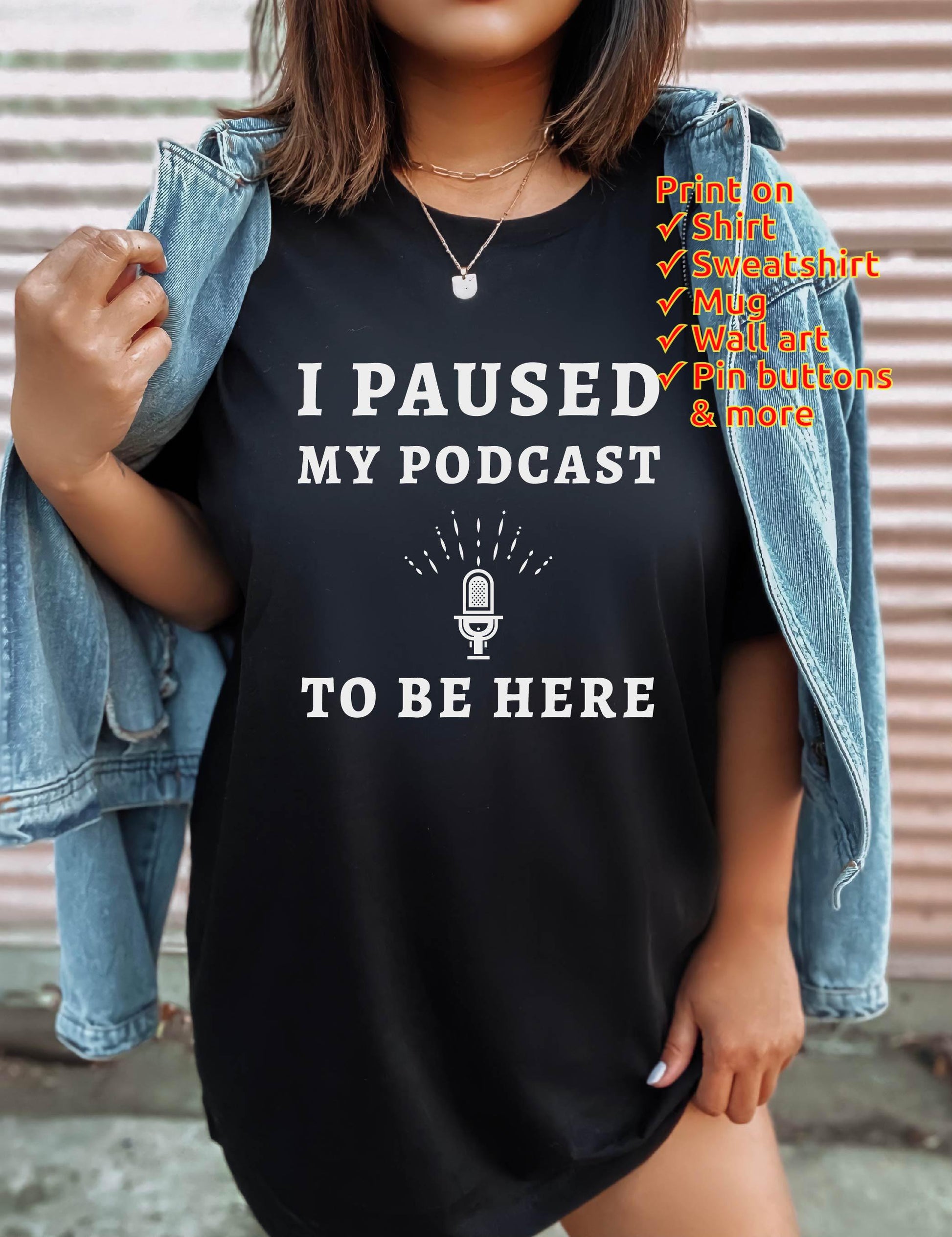 Funny Podcaster Shirt - Podcast Host Tee - Gift [Unisex Shirt]
