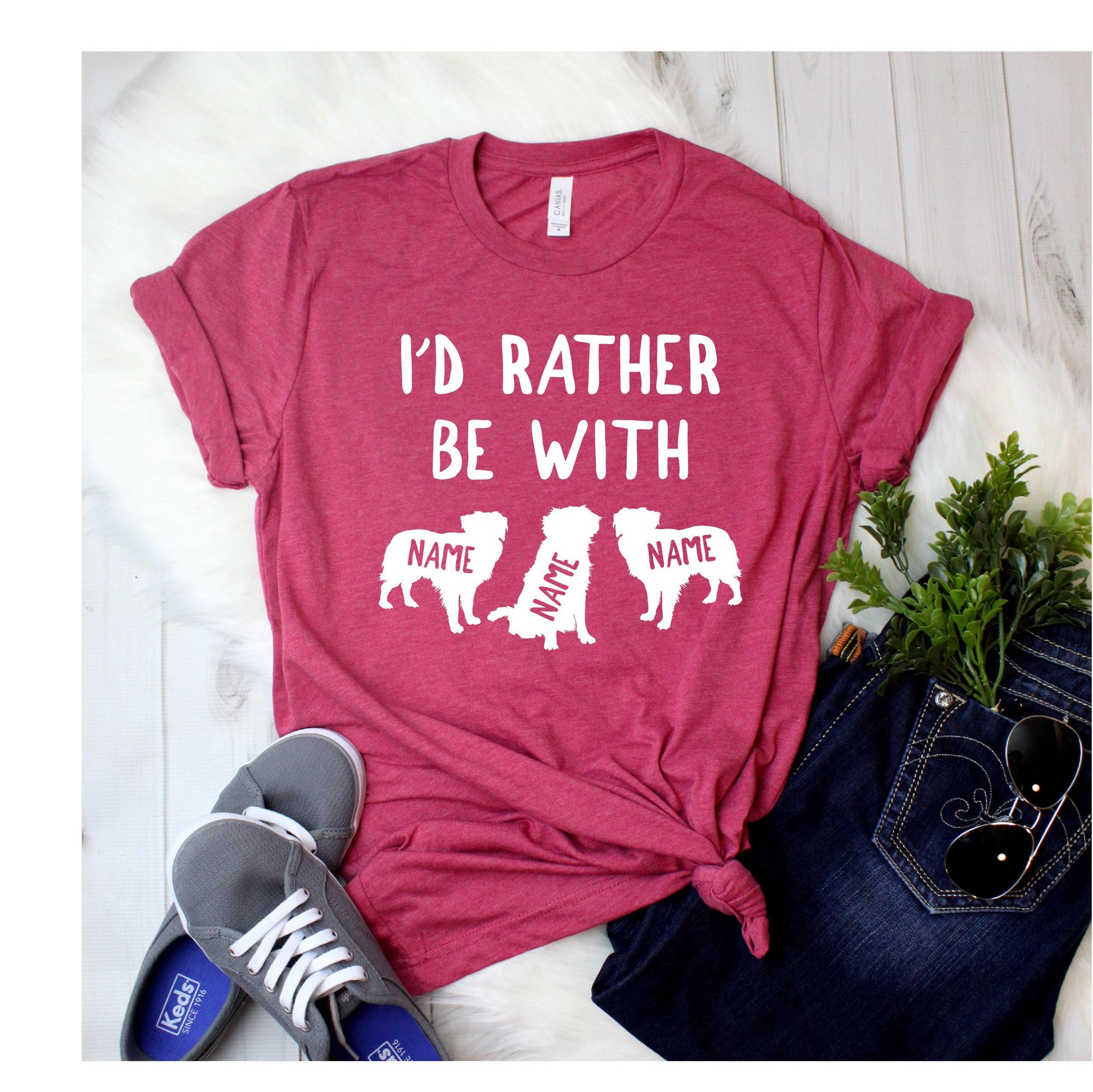 Personalized Aussie Shirt - Funny Australian Shepherd Shirt - Gift [Unisex Shirt]