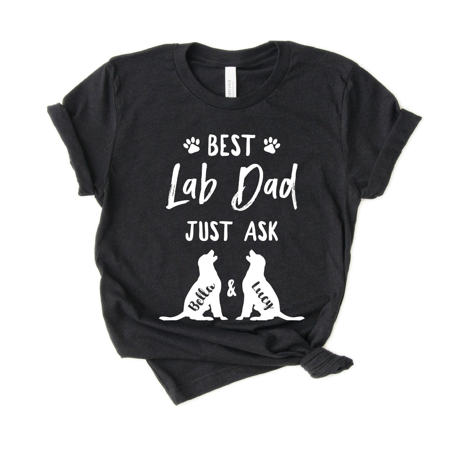 Personalized Lab Dad Shirt - Labrador Retriever Dad Shirt - Gift [Unisex Shirt]