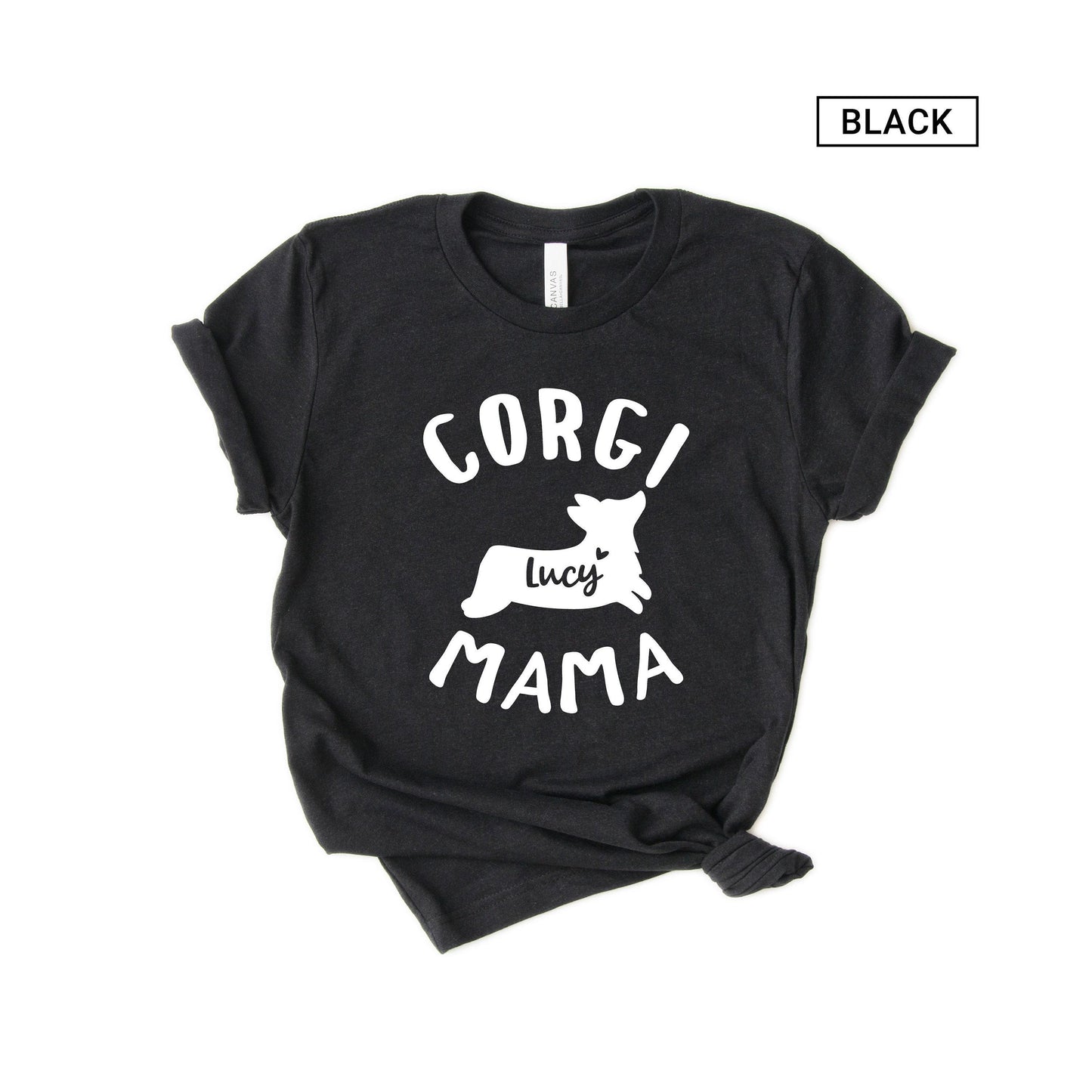 Personalized Corgi Mama Shirt - Custom Pembroke Welsh Corgi Mom Shirt - Gift [Unisex Tee]