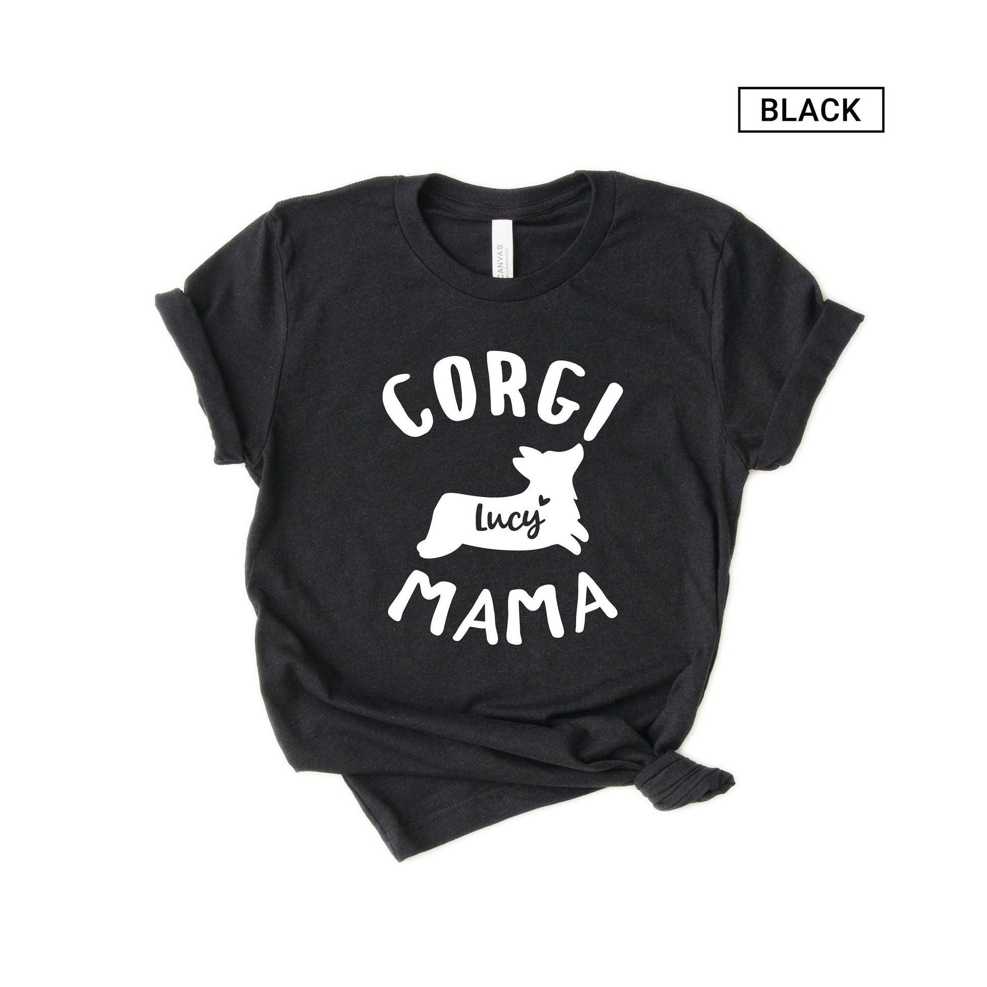 Personalized Corgi Mama Shirt - Custom Pembroke Welsh Corgi Mom Shirt - Gift [Unisex Tee]