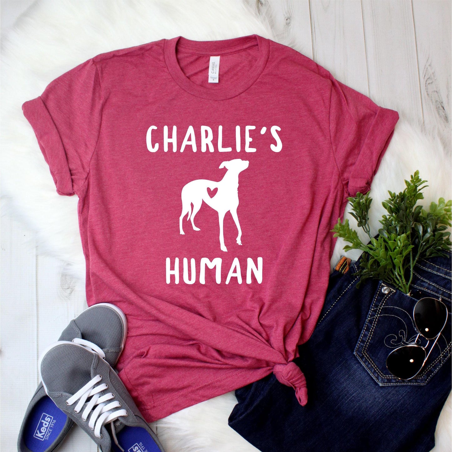 Personalized Funny Italian Greyhound Shirt - Customized with names [Unisex Shirt]