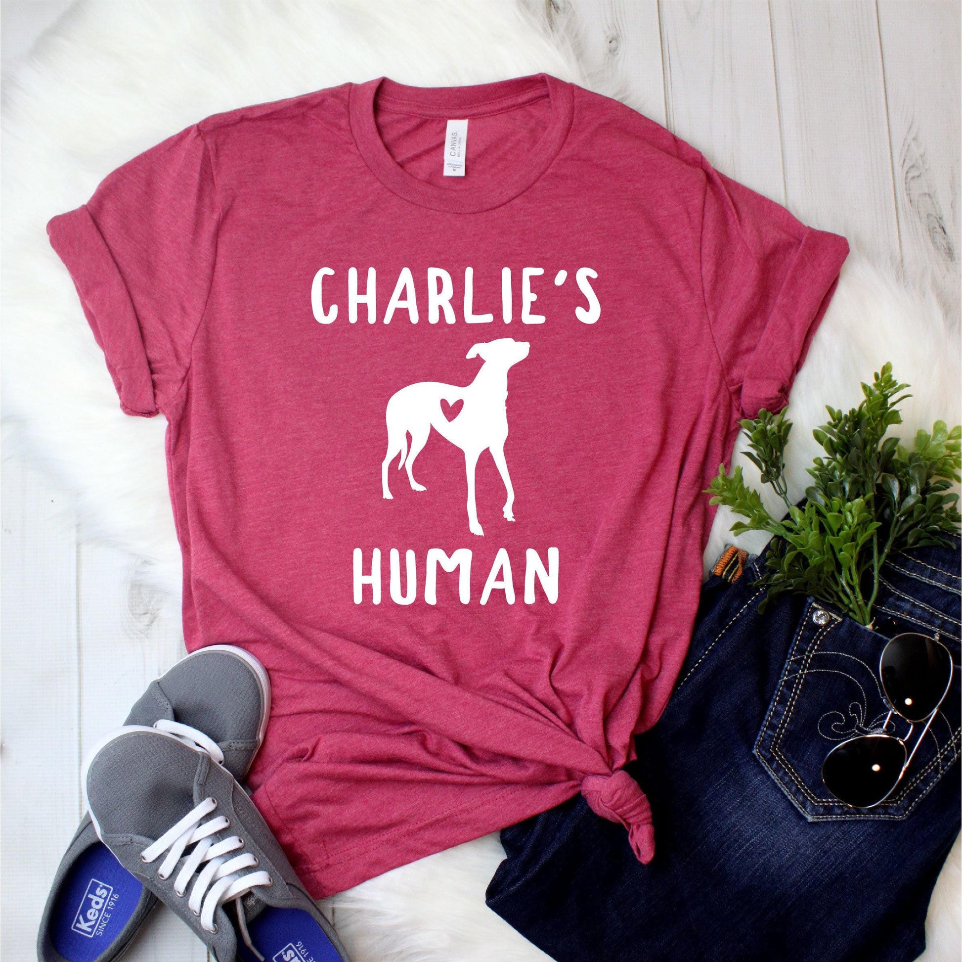 Personalized Funny Italian Greyhound Shirt - Customized with names [Unisex Shirt]