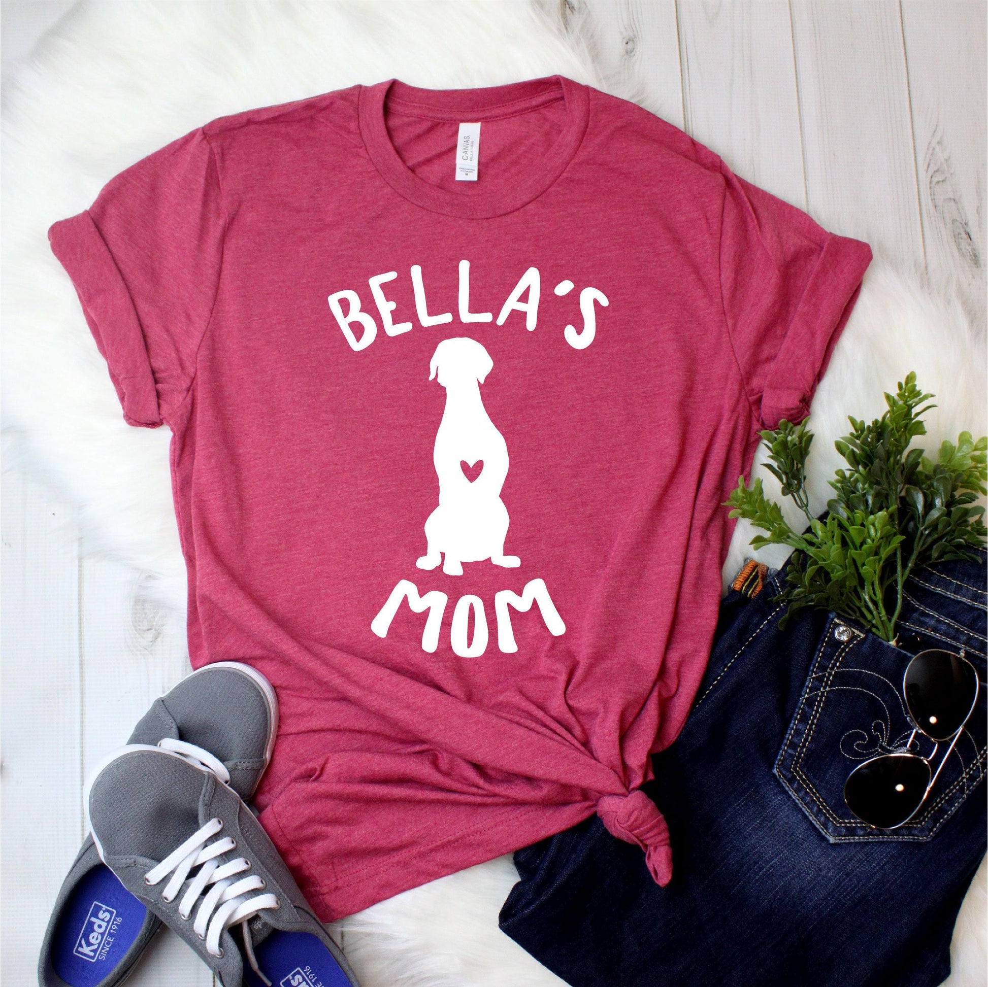 Personalized Doberman Mom Shirt - Doberman Mama Shirt - Dobermann Mom - Doberman Pinscher Gift - [Unisex Shirt]