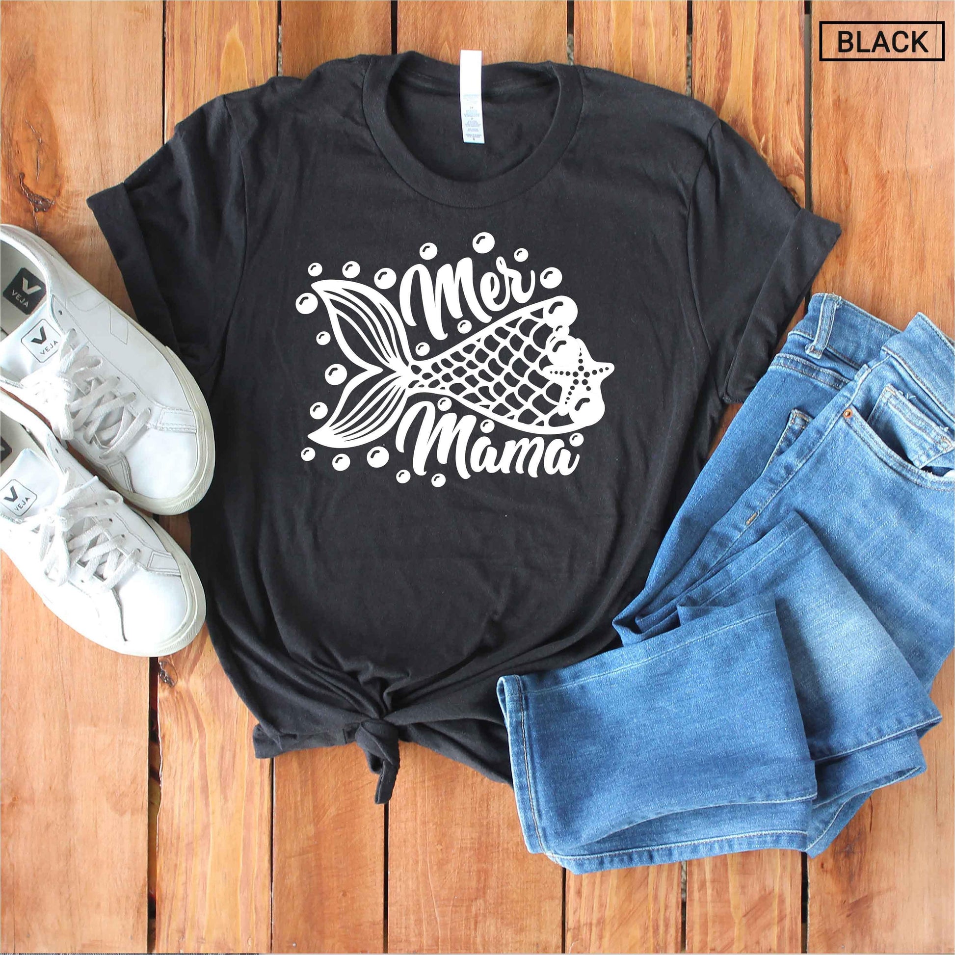 Unisex Mer Mom Shirt - Mer Mama Shirt - Mermaid Mama Shirt - Mermaid Mom Shirt - Mermom - Mermama Tee