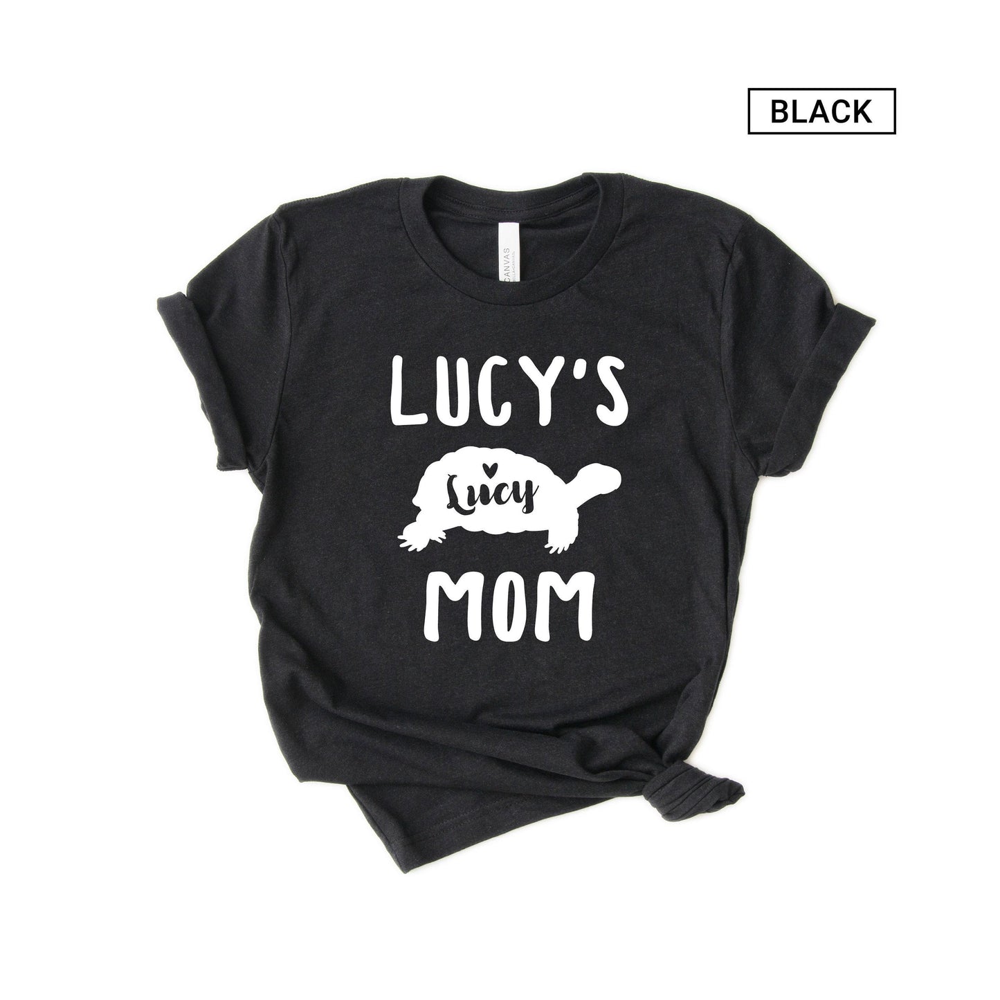 Unisex Personalized Tortoise Mom Shirt - Custom Tortoise Mama Shirt - Gift