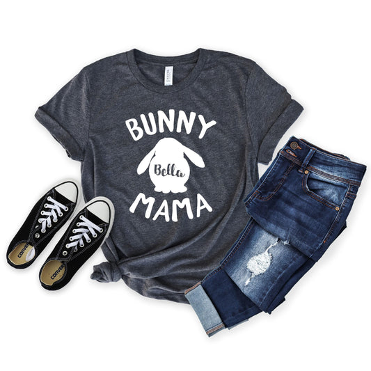 Personalized Bunny Mama Shirt - Rabbit Mama Shirt - Rabbit Mom Shirt - with pets' names - Gift [Unisex Shirt]