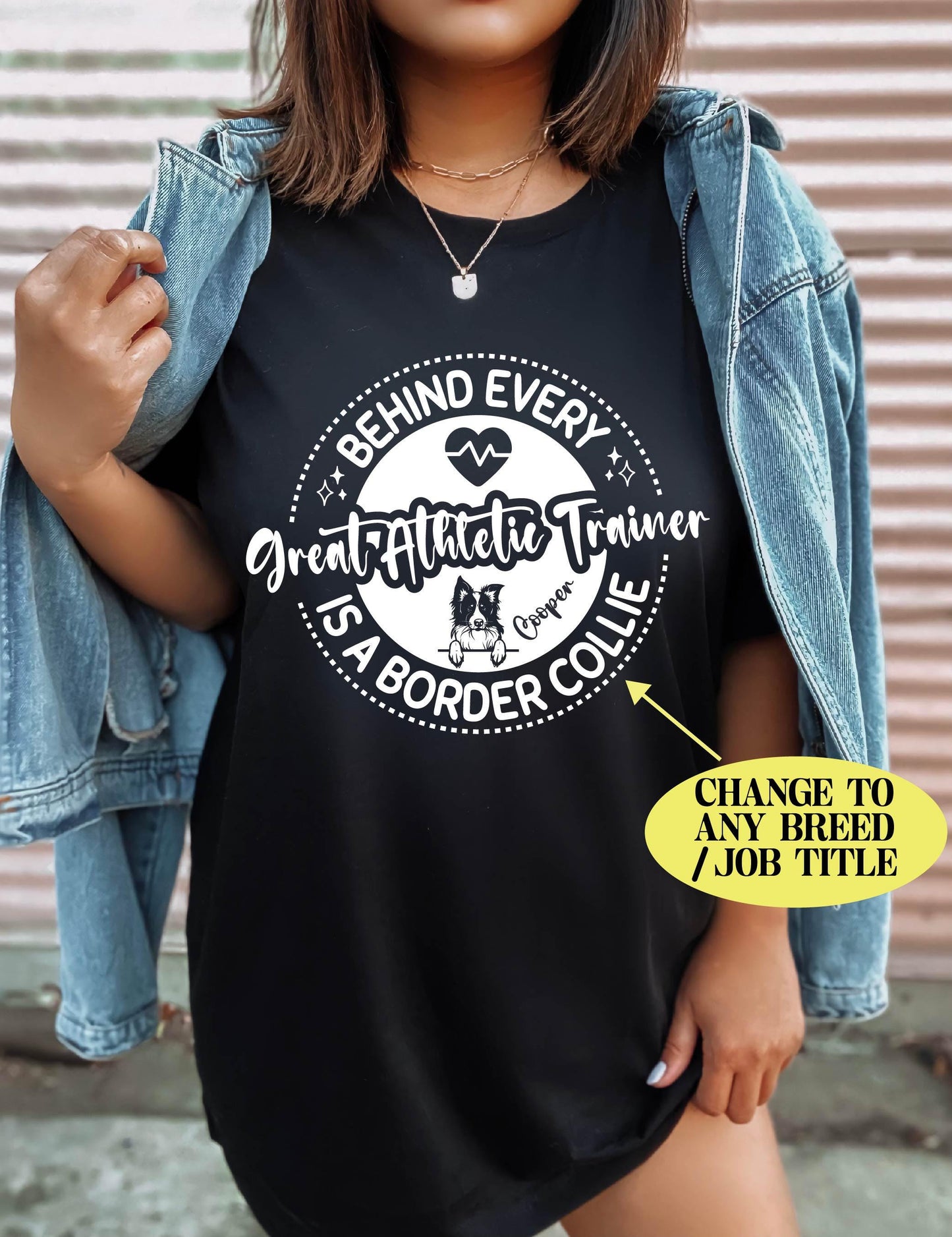 Personalized Athletic Trainer Dog Shirt - Custom Dog Lover Athletic Training Shirt - Dog Owner Shirt - Gift [Unisex Shirt]