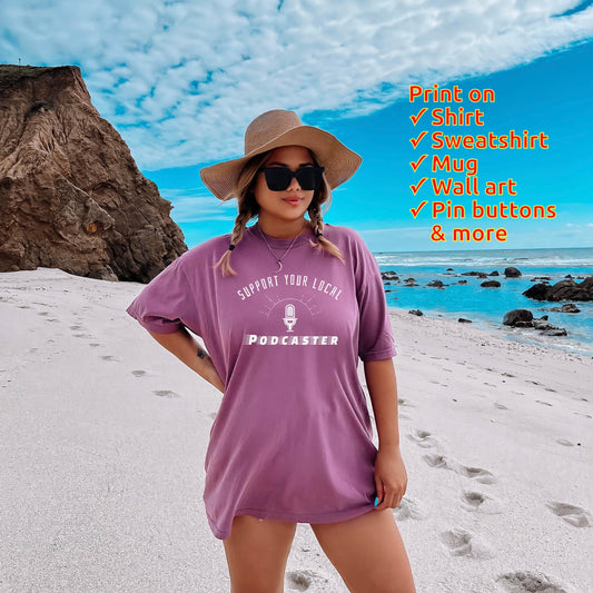 Funny Podcaster Shirt - Podcast Host Tee - Gift [Unisex Shirt]