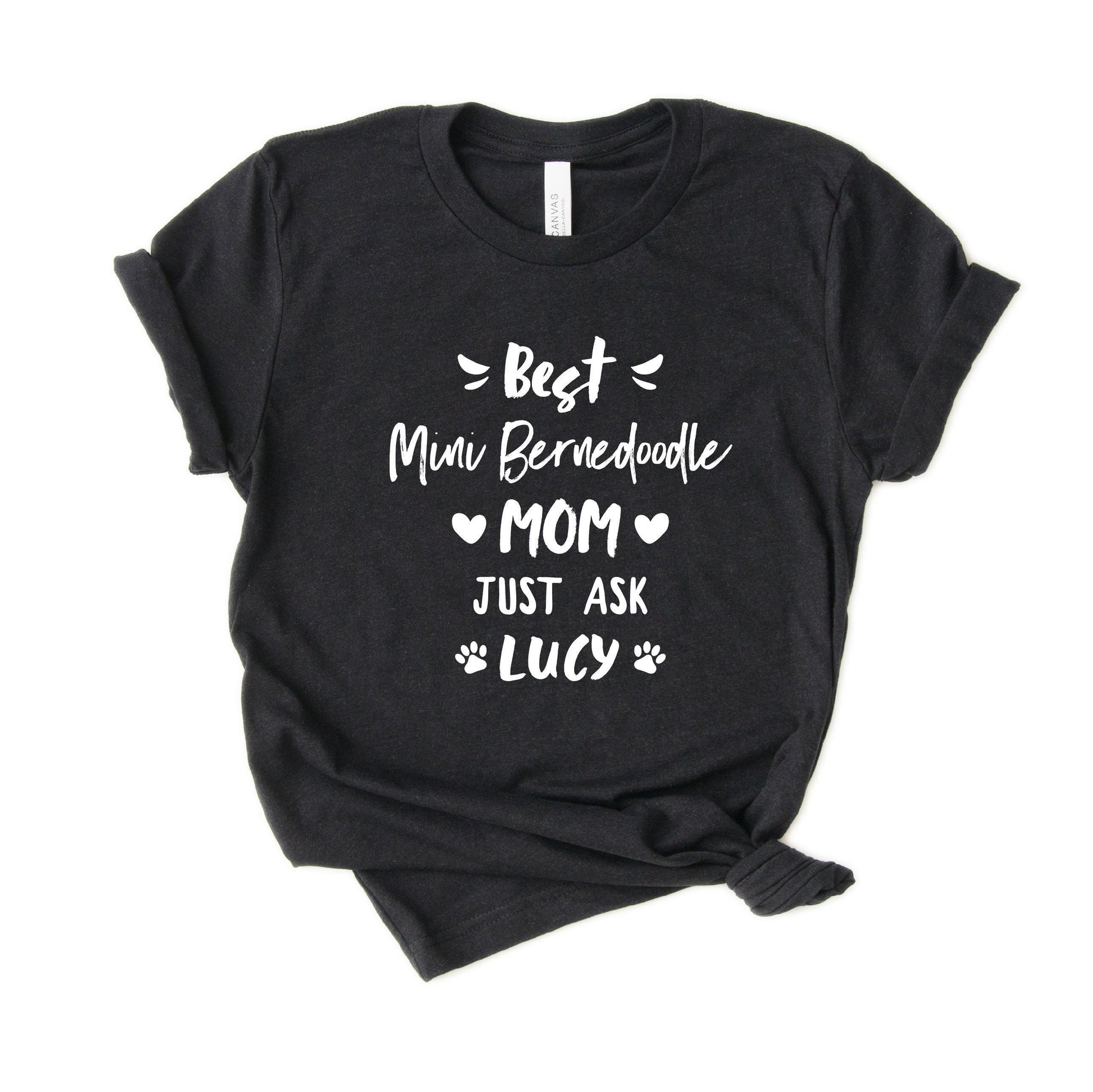 Personalized Mini Bernedoodle Mom Shirt - Gift - [Unisex Shirt]
