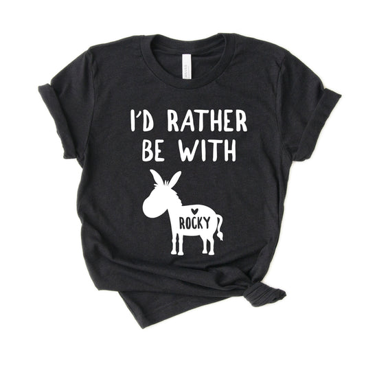 Unisex Personalized Donkey Shirt - Custom Funny Donkey Lover Shirt - Gift