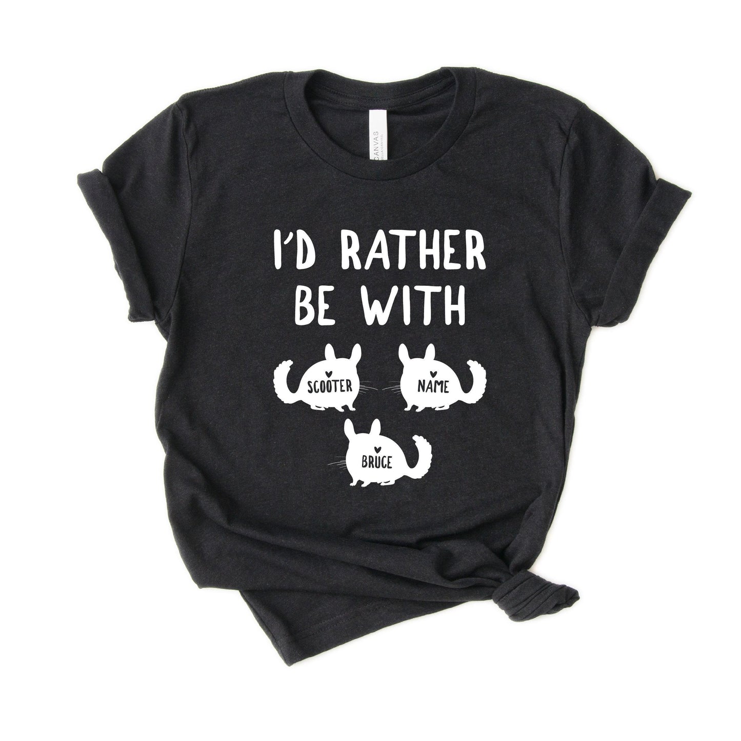 Personalized Funny Chinchilla Shirt - Custom Chinchilla Gift with names [Unisex Shirt]