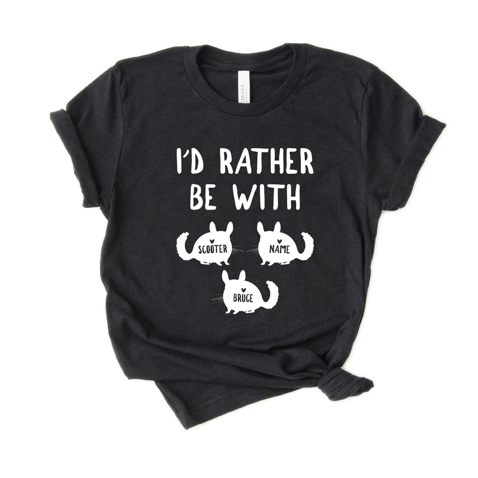 Personalized Funny Chinchilla Shirt - Custom Chinchilla Gift with names [Unisex Shirt]