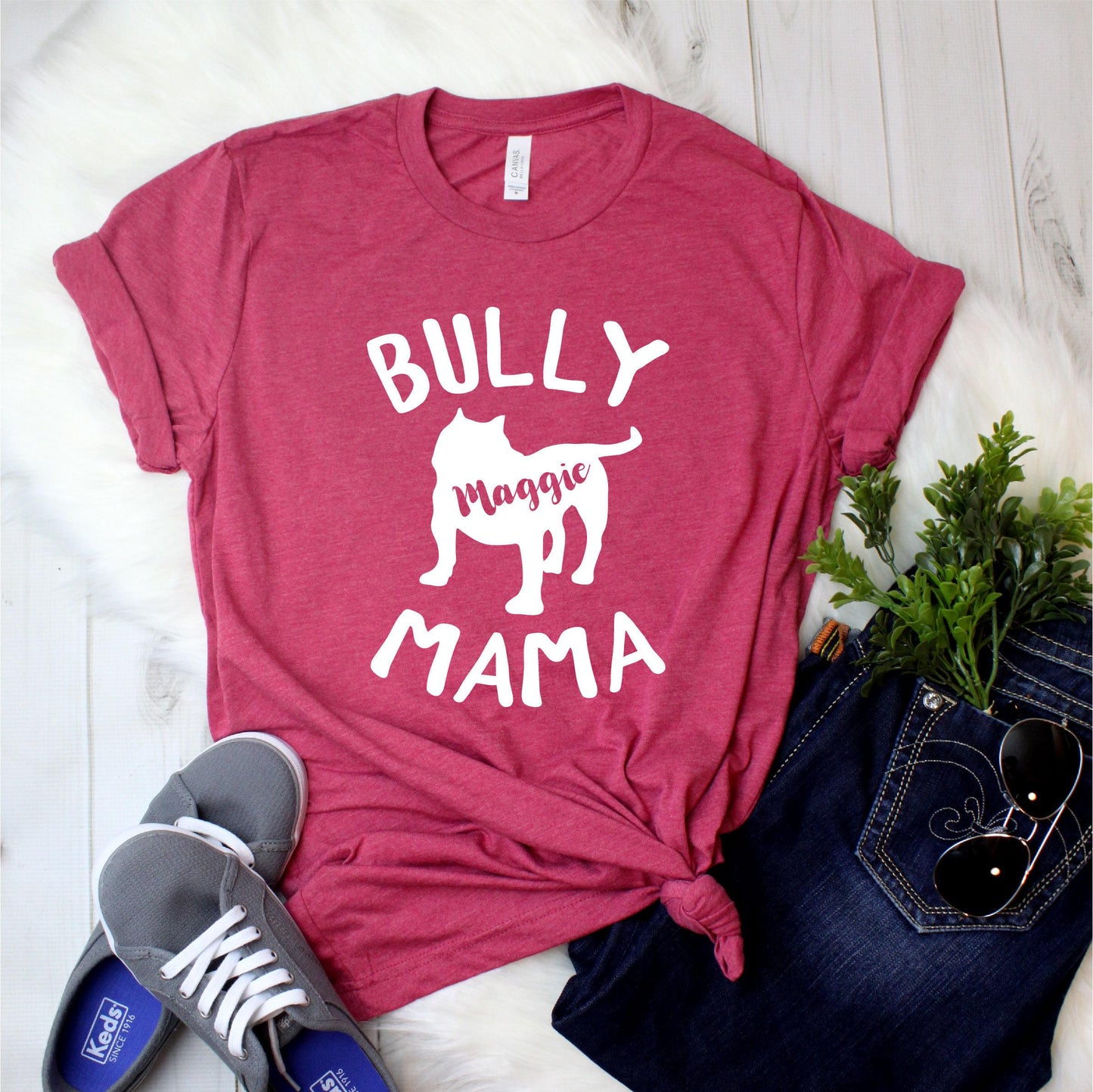 Personalized Bully Mama Shirt - Custom American Bully Mom Shirt - American Bully Mama - Gift [Unisex Shirt]