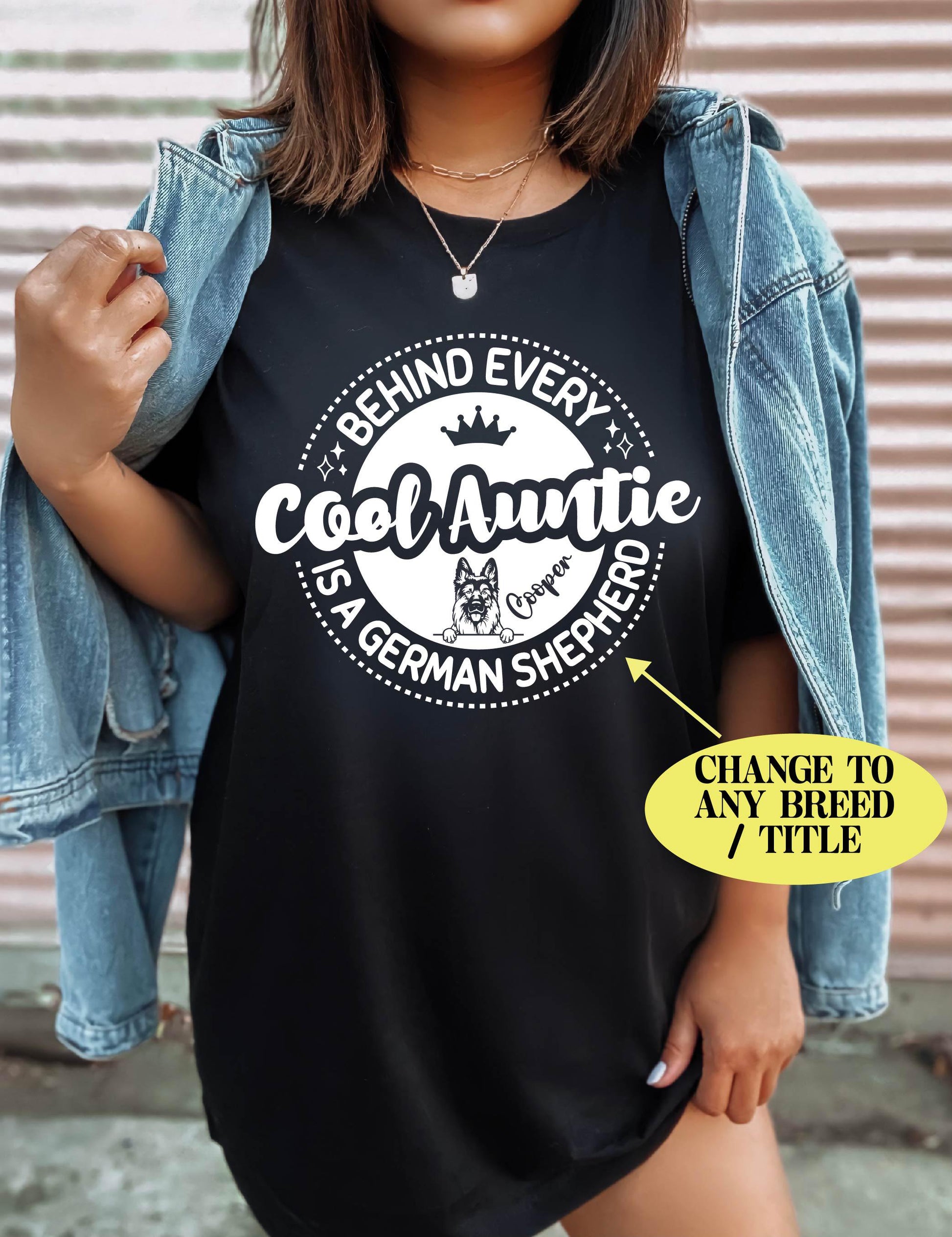 Personalized Auntie Dog Owner Shirt - Custom Aunt Dog Lover Shirt - Gift [Unisex Shirt]