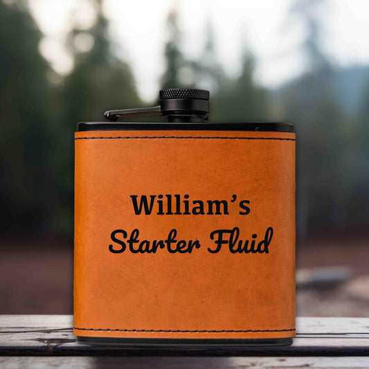 Personalized Funny Flask, Custom Flask Gift for Him, Husband, Men
