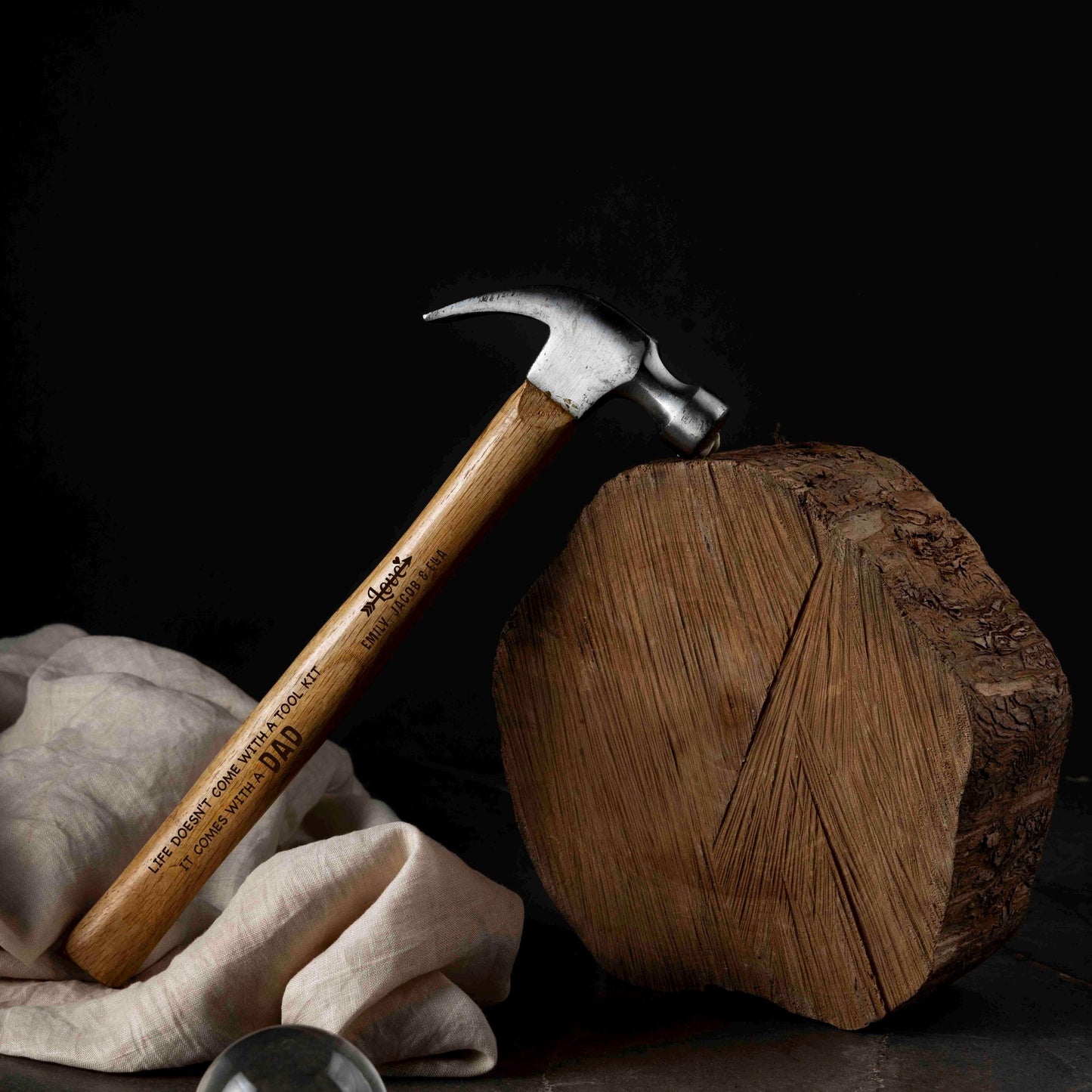 Personalized Hammer for Dad, Custom Grandpa Gift with kids names, Fathers Day Gift