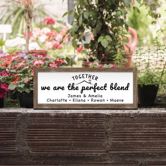 Personalized Family Sign, Custom Family Member Names House Wood Sign, Wall Decor, Gift