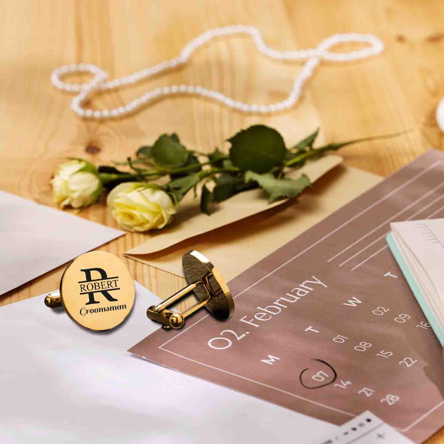 Personalized Cufflinks For Groomsmen Proposal Gift Ideas Custom Cuff Links And Wedding Party Favor Gifts