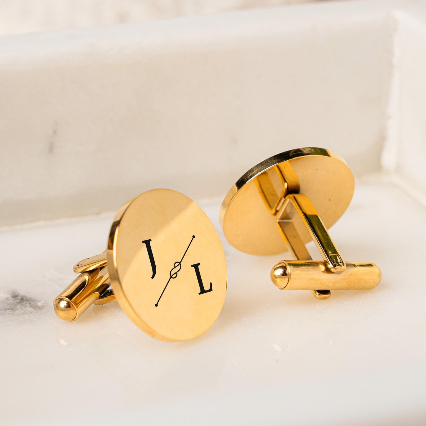 Personalized Cufflinks For Groom, Groomsmen, Best Man Proposal, Custom Cuff Links with Initials, Wedding Party Favor Gifts