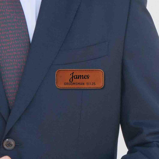 Personalized Magnetic Name Badge For Groomsmen Proposal Gift Ideas Custom Name Tag Wedding Party Favor Gifts