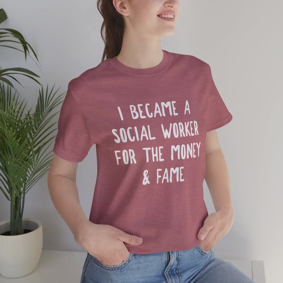 Funny Social Worker Shirt - Social Work Shirt - Social Working Gift Tee  [Unisex T-Shirt]